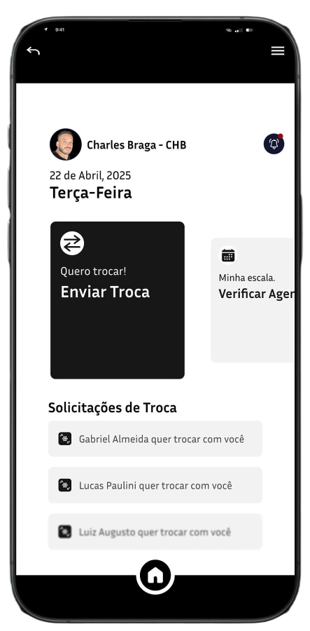 Criadores do aplicativo “Quero troca”1